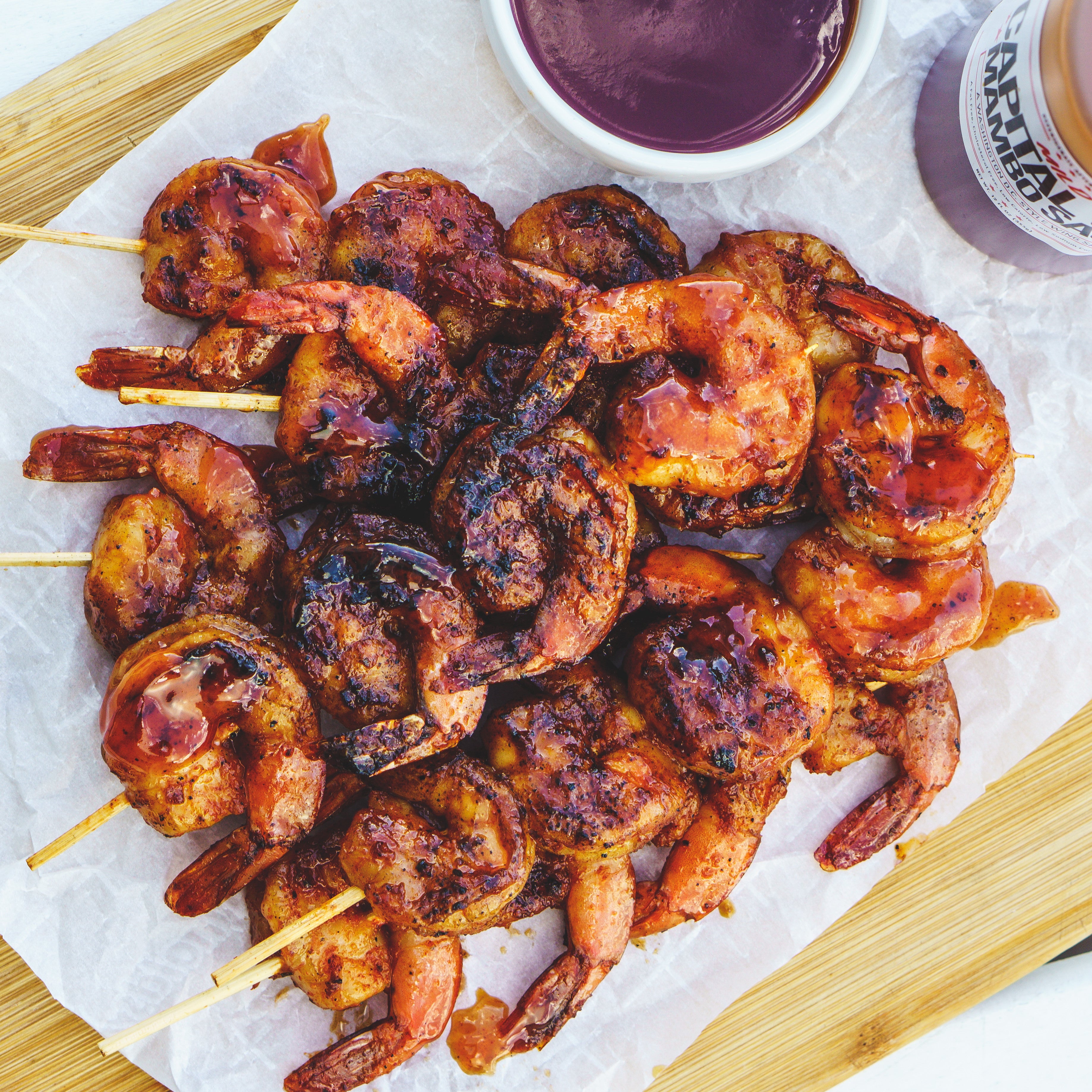 Mambo Grilled Shrimp Skewers